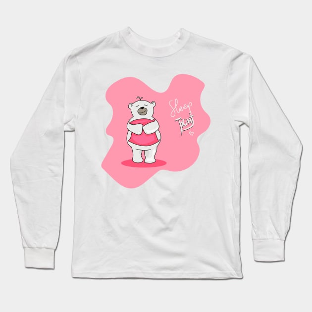 Sleep tight Long Sleeve T-Shirt by Cherubic